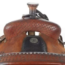 NRS Used 15in Double J Trophy Team Roper -HORSE TACK Store 01 1023TR 3