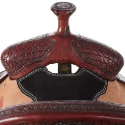 NRS Used 14.5in Scott Thomas Trophy Team Roper -HORSE TACK Store 01 942TR 3