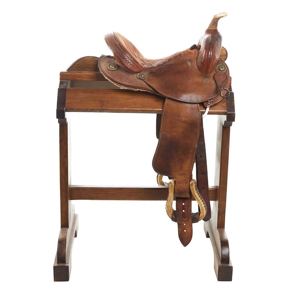 NRS Used 14in Billy Cook Barrel Saddle 4 NRS Used 14in Billy Cook Barrel Saddle - Image 2