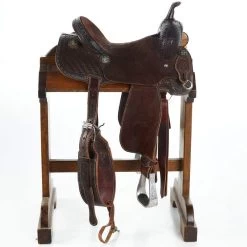 NRS Used 14in Jeff Smith Jackie Ganter Barrel Saddle -HORSE TACK Store 02 415BR 02