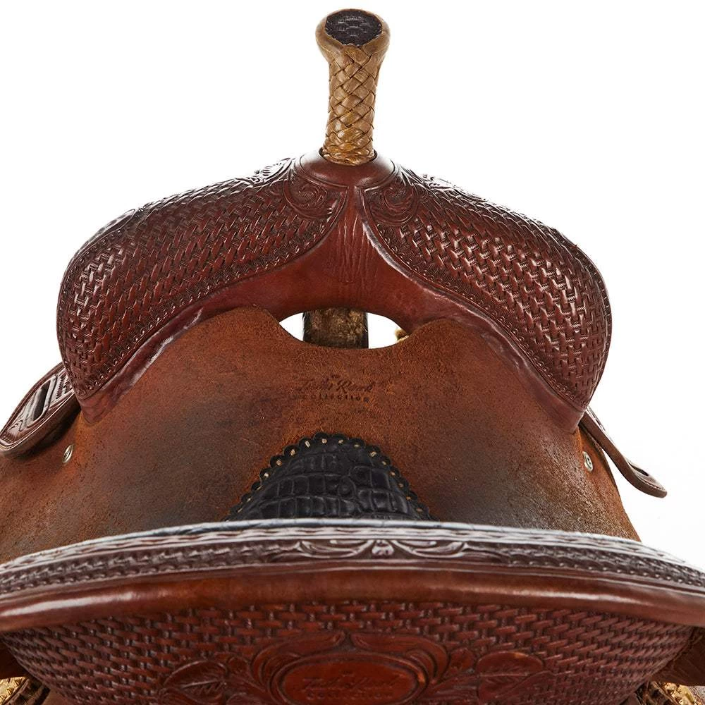 NRS Used 14in Trailer Ranch Barrel Saddle 5 NRS Used 14in Trailer Ranch Barrel Saddle - Image 3