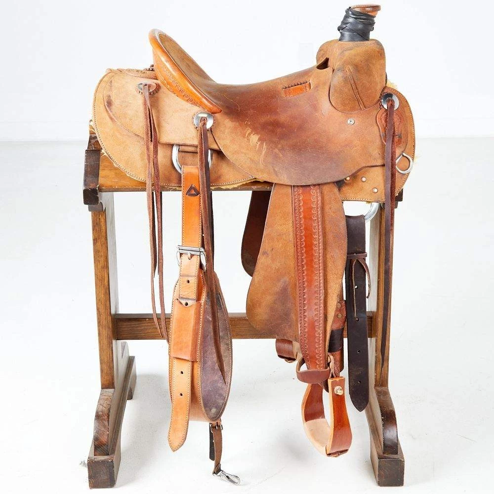 NRS Used 16in Larry Cox Ranch Roper 4 NRS Used 16in Larry Cox Ranch Roper - Image 2