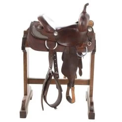 NRS Used 13.5in ML Leddy Cutting Saddle 6 NRS Used 13.5in ML Leddy Cutting Saddle -HORSE TACK Store 04 120RC 2