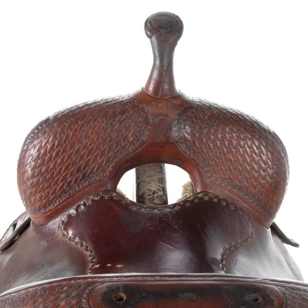 NRS Used 13.5in ML Leddy Cutting Saddle 5 NRS Used 13.5in ML Leddy Cutting Saddle - Image 3