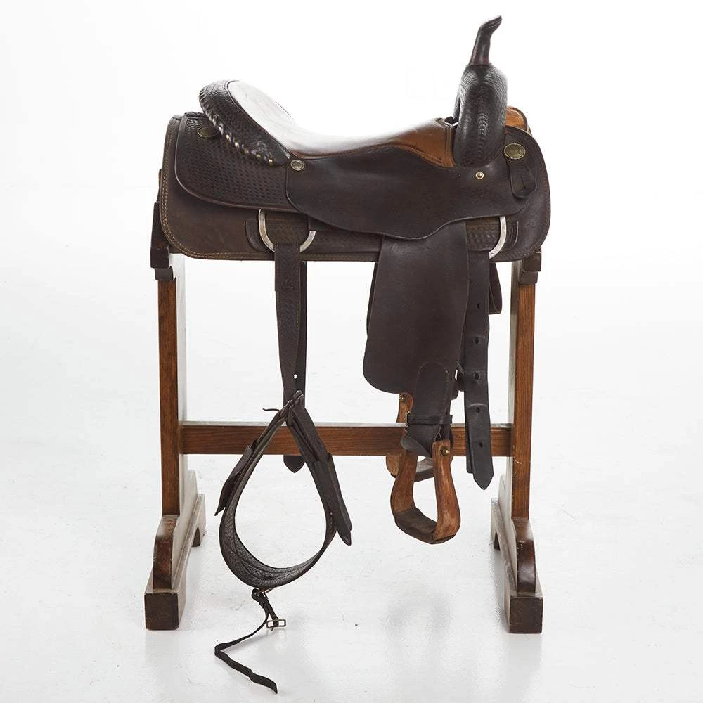 NRS Used 16.5in Bob Marshall Cutting Saddle 4 NRS Used 16.5in Bob Marshall Cutting Saddle - Image 2