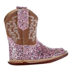 Roper NRS Exclusive Infant Footwear Pink Glitter Cowgirl Boot -HORSE TACK Store 09 016 0199 0003 4