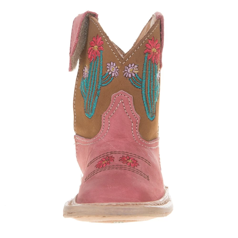 Roper Footwear Infant Cowbaby Cactus Pink Boot 5 Roper Footwear Infant Cowbaby Cactus Pink Boot - Image 3