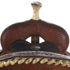 NRS Used 12.5in Billy Cook Youth Barrel Saddle -HORSE TACK Store 10 059YBR 2