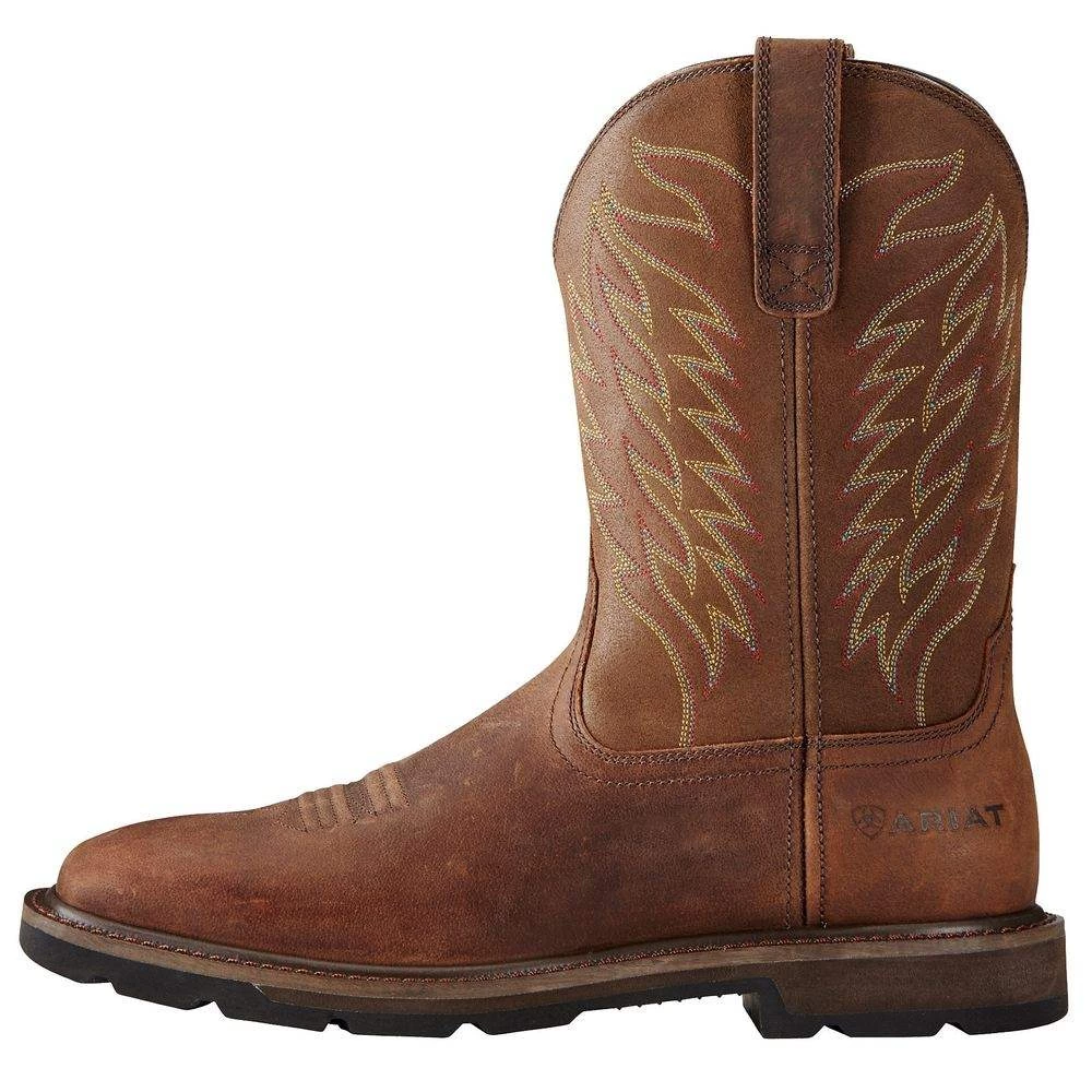 Ariat Men's Groundbreaker Wide Square Toe Work Boots 4 Ariat Men's Groundbreaker Wide Square Toe Work Boots - Image 2
