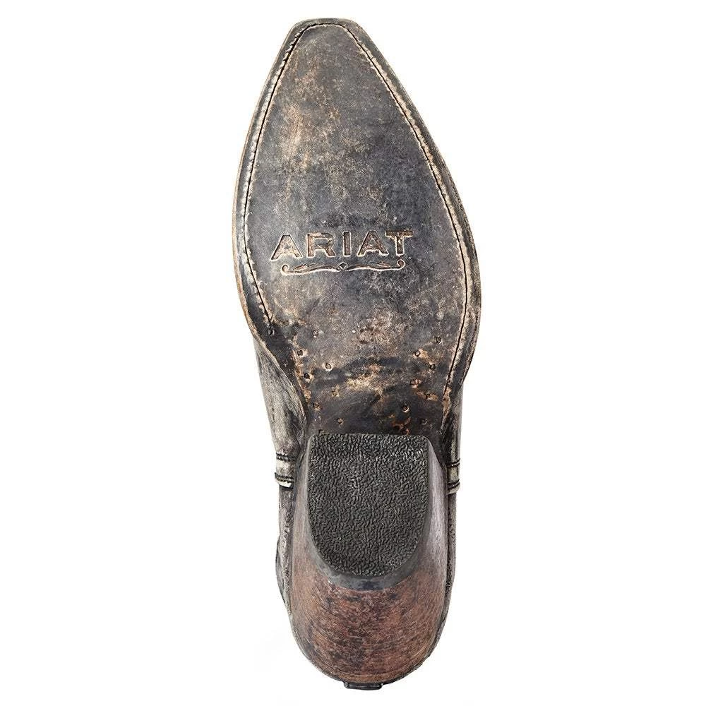 Womens Ariat Womens Naturally Distressed Black Dixon Boot 6 Womens Ariat Womens Naturally Distressed Black Dixon Boot - Image 4