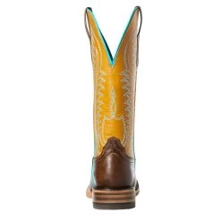 Ariat Women`s Ariat Belmont Tumbled Brown/Mustard Boot 9 Ariat Women`s Ariat Belmont Tumbled Brown/Mustard Boot -HORSE TACK Store 10035779 vendor 2
