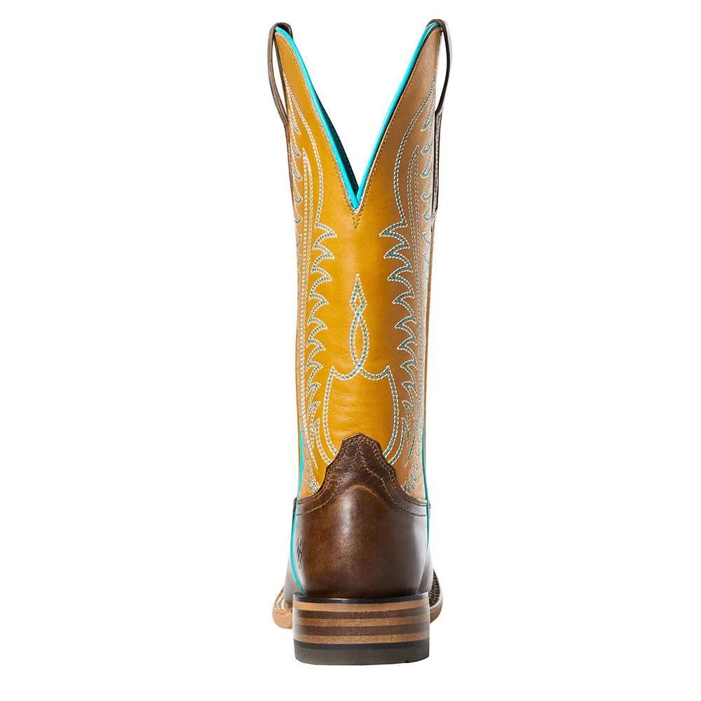 Ariat Women`s Ariat Belmont Tumbled Brown/Mustard Boot 5 Ariat Women`s Ariat Belmont Tumbled Brown/Mustard Boot - Image 3