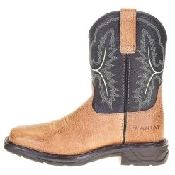 Ariat Youth Bark And Black Forest Workhog XT Cowboy Boot -HORSE TACK Store 10035884 2