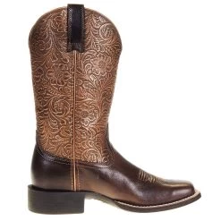 Ariat Women's Round Up Arizona Brown Cowgirl Boot -HORSE TACK Store 10038420 4
