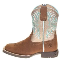 Ariat Childrens Metallic Bronze Cowboy Boot -HORSE TACK Store 10038451 2