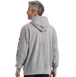 Ariat Men's Logo Hoodie Heather Grey -HORSE TACK Store 10040817 03