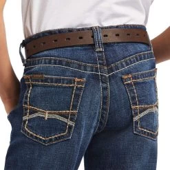 Ariat Boy's B4 Relaxed Ramos Fashion Bootcut Jean 9 Ariat Boy's B4 Relaxed Ramos Fashion Bootcut Jean -HORSE TACK Store 10041090 02