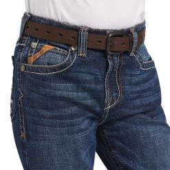 Ariat Boy's B4 Relaxed Ramos Fashion Bootcut Jean 10 Ariat Boy's B4 Relaxed Ramos Fashion Bootcut Jean -HORSE TACK Store 10041090 03