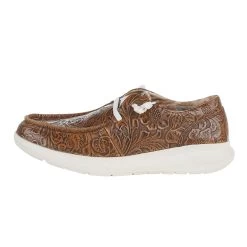 Ariat Women's Brown Floral Emboss Hilo Casual Shoe -HORSE TACK Store 10042508 3