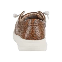 Ariat Women's Brown Floral Emboss Hilo Casual Shoe -HORSE TACK Store 10042508 4