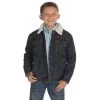 Wrangler Boys Rustic Blue Sherpa Lined Jacket -HORSE TACK Store 102203 default l