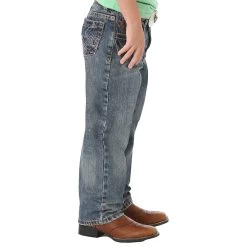 Wrangler Twentyx NO.33 Extreme Relaxed Jean Boys High Noon -HORSE TACK Store 1033JLDHN 02