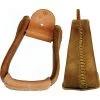 NRS Rawhide Covered 4in. Angled Roper Stirrup -HORSE TACK Store 1034 default l