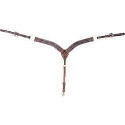 Cashel Company Chocolate Guns N Roses 2in. Breast Collar