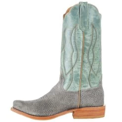 Rios Of Mercedes Men's Grey Carpincho 13in Sagamore Lava Top Cutter Toe Boot -HORSE TACK Store 107364 03