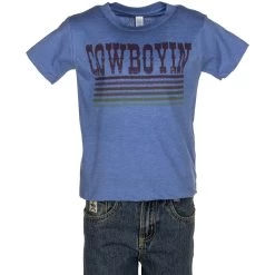 Twisted Filly Boys Cowboyin Retro Short Sleeve Tee