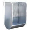 Quicksilver Flatback Hanging Feeder Galvanized -HORSE TACK Store 108125 default l