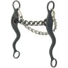 Reinsman Mike Beers Classic Large Chain Blue Steel Shank Bit -HORSE TACK Store 11076 default l