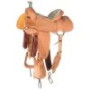Nrs Competitors NRS Competitor Natural All Around Saddle With Turquoise Feather Seat -HORSE TACK Store 112275 default l