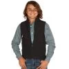 Boys Cinch Black Bonded Vest -HORSE TACK Store 113575 default l
