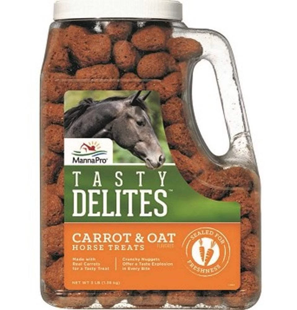Manna Pro Tasty Delites Carrot And Oat Treats 3lb 3 Manna Pro Tasty Delites Carrot And Oat Treats 3lb