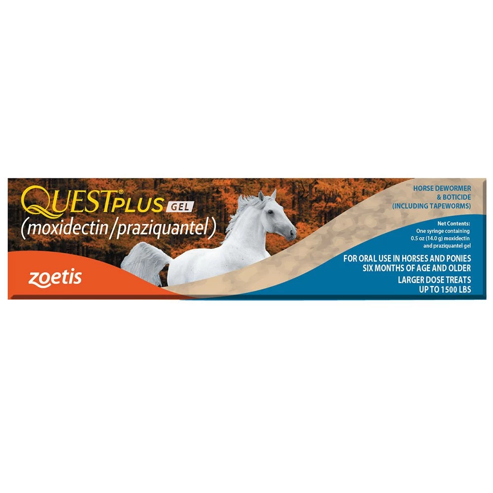 Zoetis Animal Health Quest Plus Gel Equine Dewormer 3 Zoetis Animal Health Quest Plus Gel Equine Dewormer
