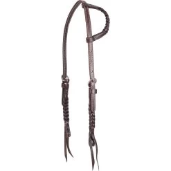 Martin Saddlery Single Ear Latigo W/Blood Knot Headstall