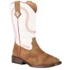 Roper Footwear Kids Tan Vamp White Shaft With Baseball Embroidery Boot 2 Roper Footwear Kids Tan Vamp White Shaft With Baseball Embroidery Boot -HORSE TACK Store 118437 default l