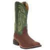 Men's Twisted X Rancher Adobe Brown 12in. Dark Green Top Square Toe Boot -HORSE TACK Store 122160 default l