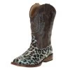 Roper Kids Roper Glitter Leopard 9in. Shaft Cowgirl Boot -HORSE TACK Store 122593 default l