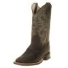 Old West Youth Green Waxy Top Brown Foot Cowboy Boots 1 Old West Youth Green Waxy Top Brown Foot Cowboy Boots -HORSE TACK Store 123790 default l