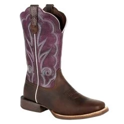 Durango Boots Womens Lady Rebel Pro 12`Oiled Brown/Plum