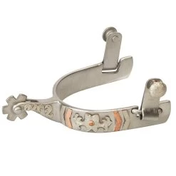 Weaver Leather Ladies Spur With Floral Design