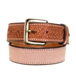 Texas Saddlery Youth Saddle Tan Spider Combo Belt