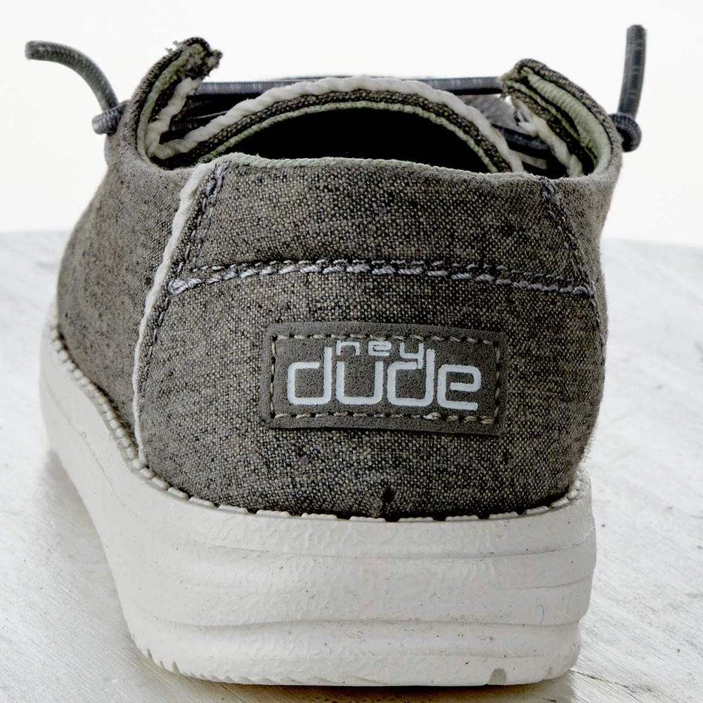 Heydude Hey Dude Youth Wendy Chambray Braid Grey 6 Heydude Hey Dude Youth Wendy Chambray Braid Grey - Image 4