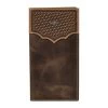 Justin Men`s Basketweave Yoke Rodeo Wallet -HORSE TACK Store 130179 default l