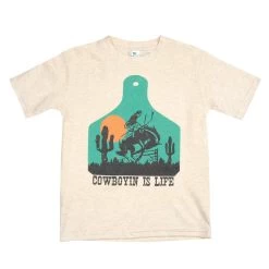 Twisted Filly Cowboyin Is Life Toddler Tee