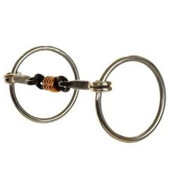 NRS Dogbone Loose Ring Snaffle Bit W/Copper Rings