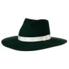 Women's M+F Green With Gold Band Fashion Hat 1 Women's M+F Green With Gold Band Fashion Hat -HORSE TACK Store 131472 default l