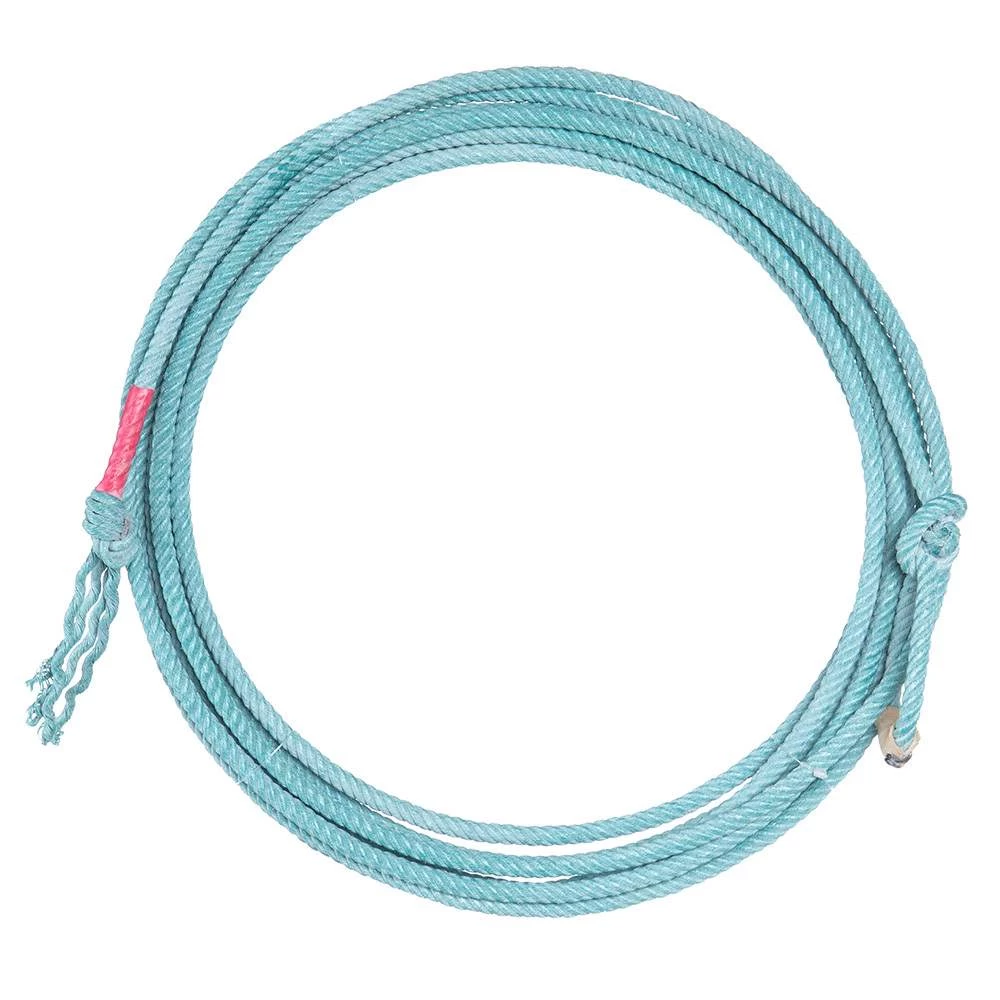 Dub Grant Rope Co Turquoise 4-Strand Poly Calf Rope 3 Dub Grant Rope Co Turquoise 4-Strand Poly Calf Rope